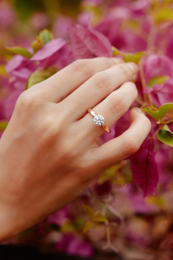 1ct round solitaire ring - Image 2