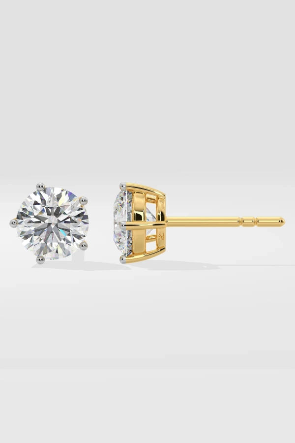 3 ct Solitaire Classic Studs