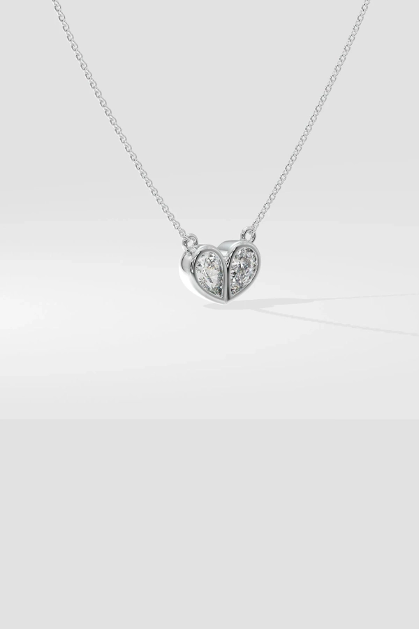 The Duo Heart Necklace - Image 2