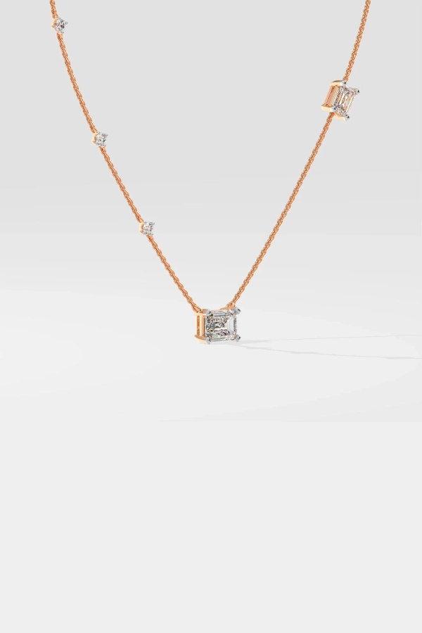 Accented Solitaire Necklace - Image 2