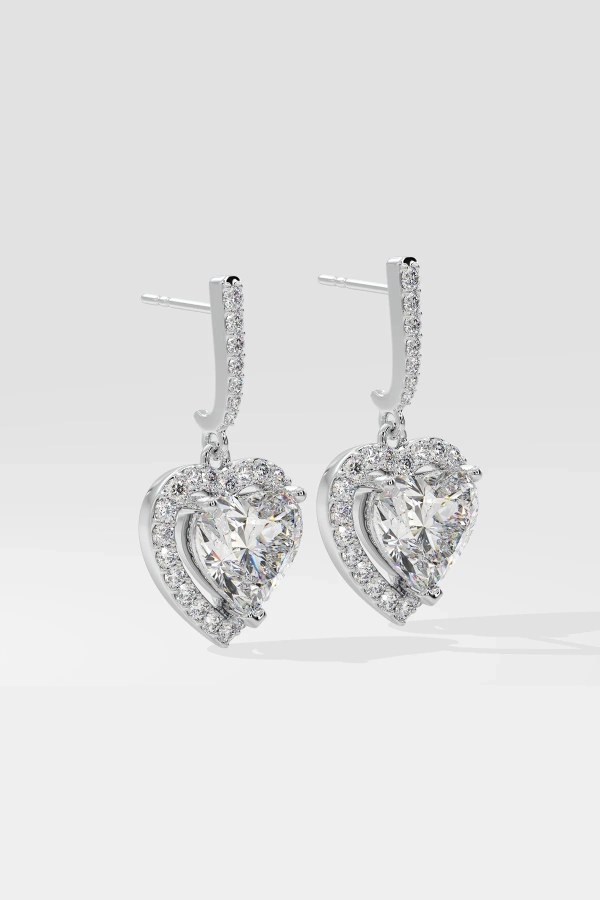 Halo Heart Danglers - Image 2