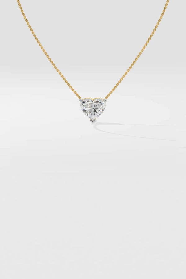 1 ct Heart Necklace - Image 2