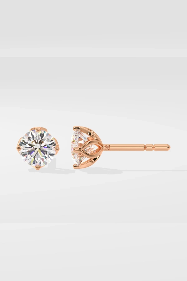 1 ct Solitaire Studs