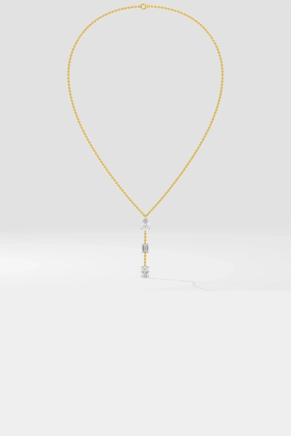 Trio Drop Necklace - Image 2
