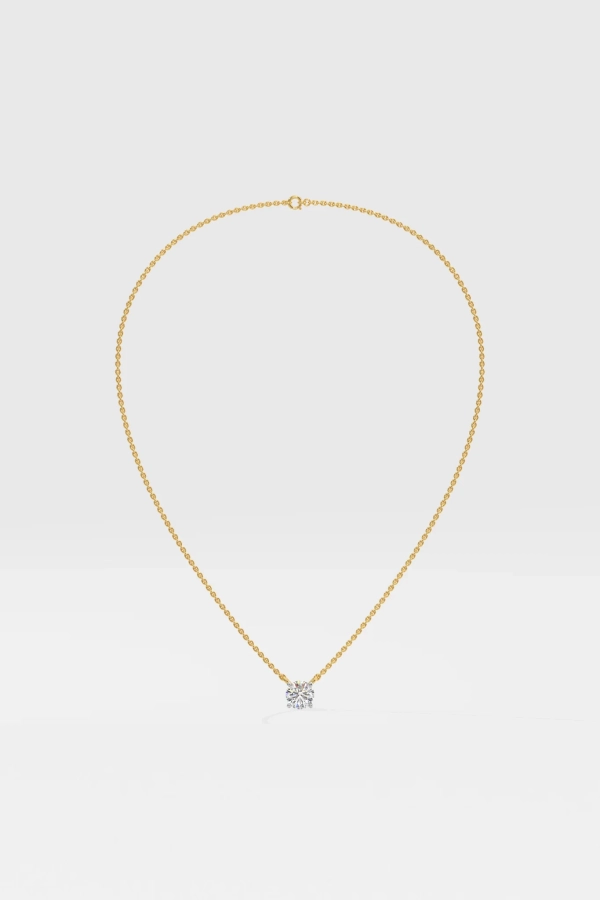 0.75 ct Solitaire Necklace
