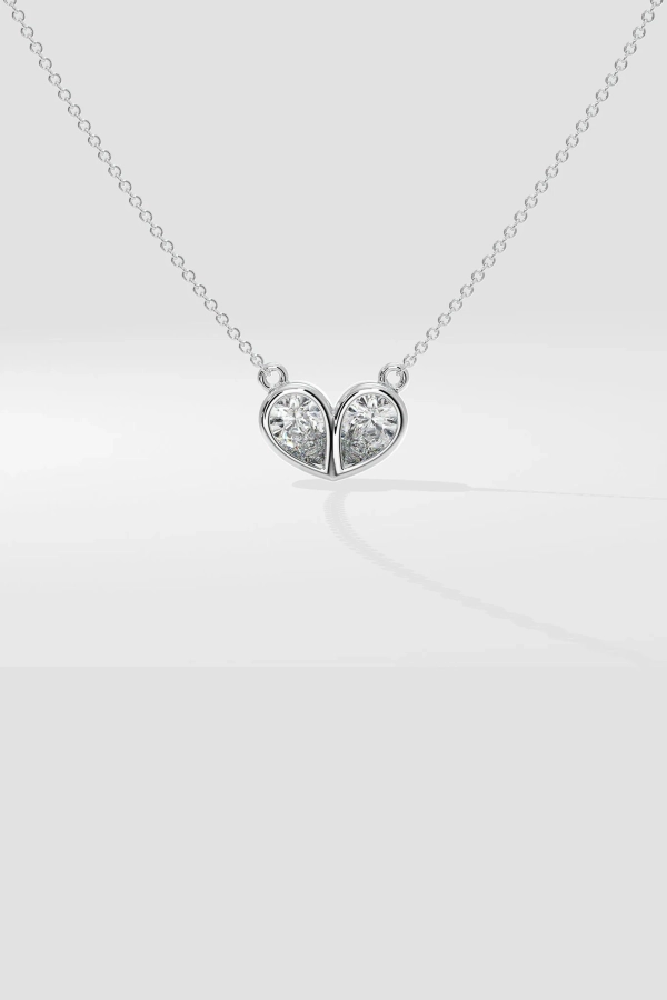 The Duo Heart Necklace - Image 3