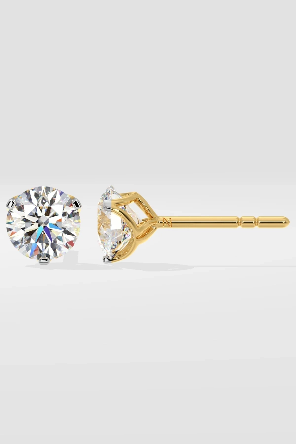 2 ct Solitaire Studs