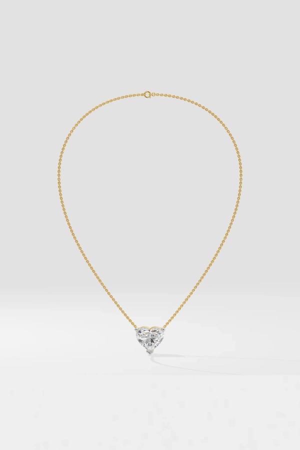1 ct Heart Necklace