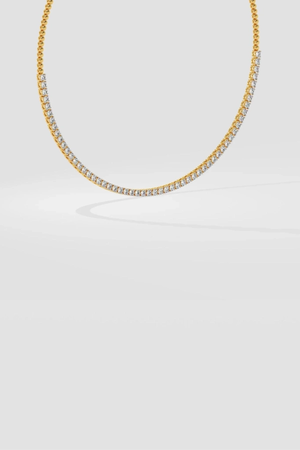 0.10 Ct Tennis Necklace - Image 3