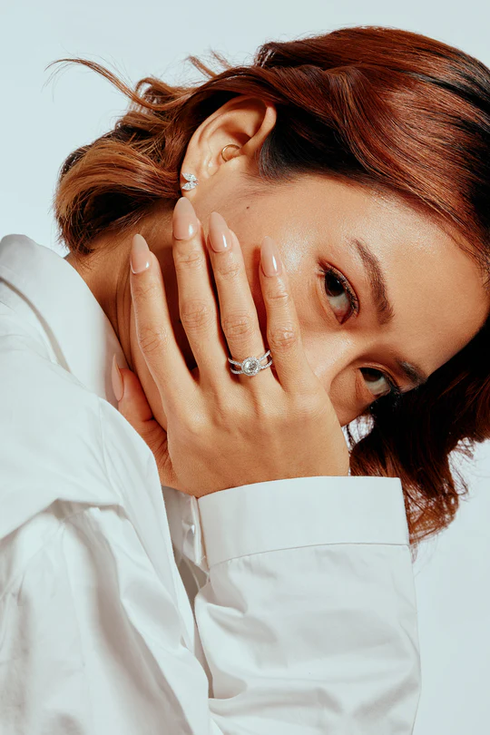 1 ct Crossover Solitaire Ring - Image 2