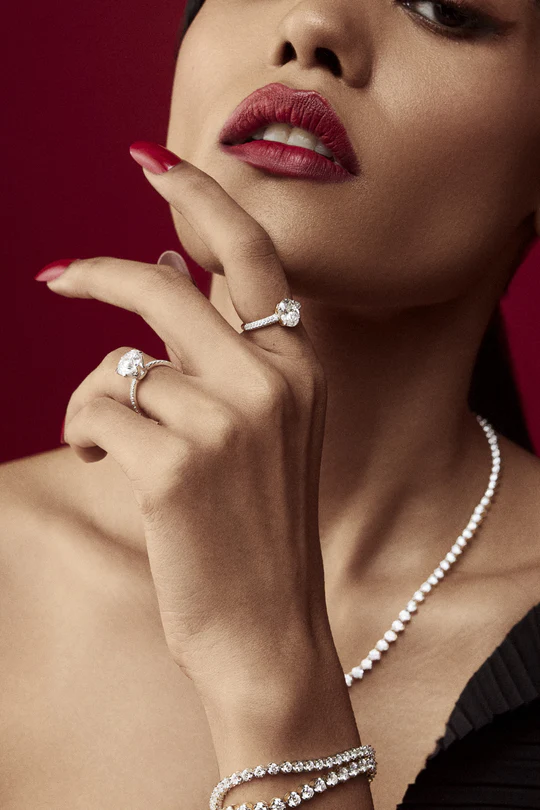 3 ct Solitaire Crown Ring - Image 2