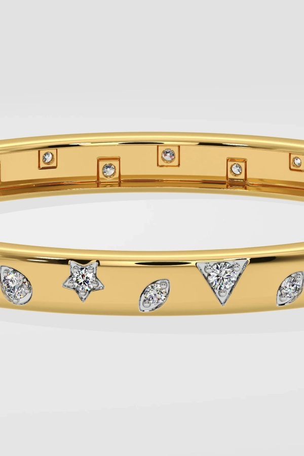 Askew Sparkle Bangle - Image 3