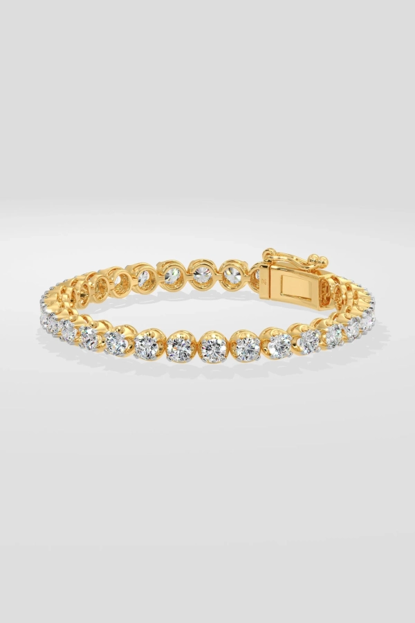 0.25 Ct Crown Tennis Bracelet - Image 4