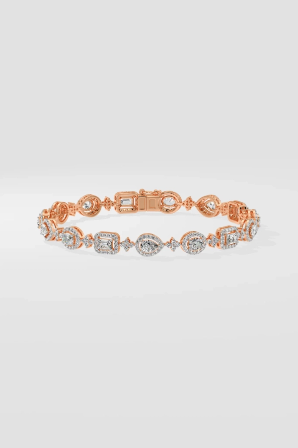 0.20 ct Medley Halo Bracelet