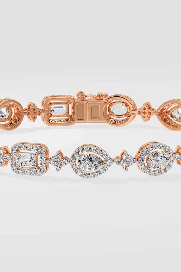 0.20 ct Medley Halo Bracelet - Image 5