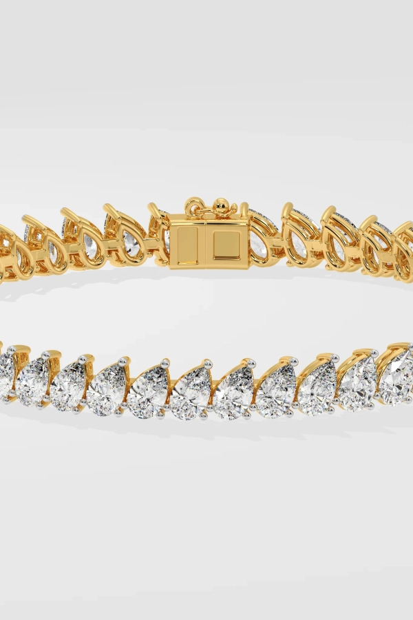Pear Tennis Bracelet - Image 3