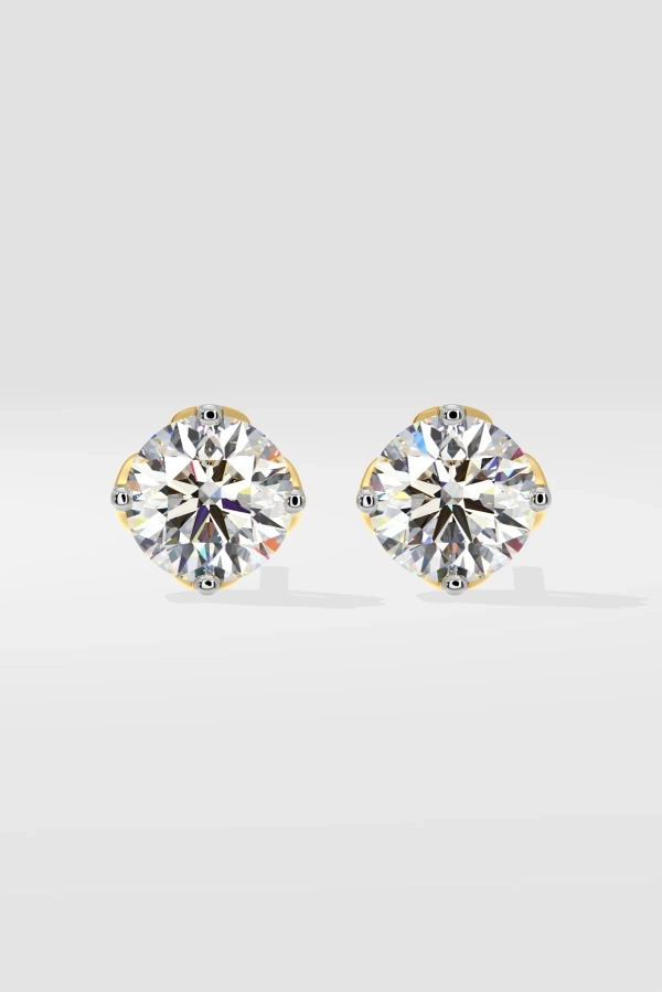 2.5 ct Solitaire Studs - Image 2
