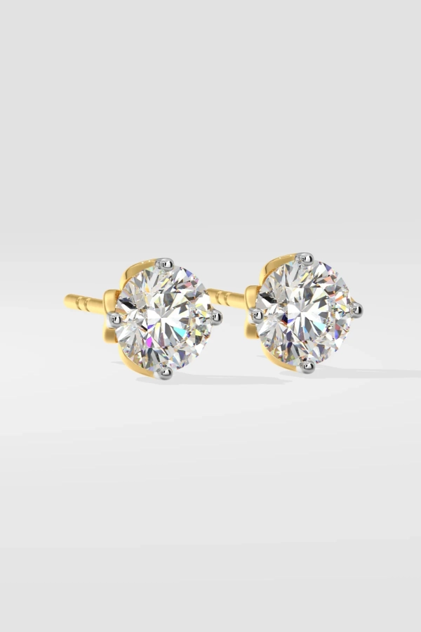 2.5 ct Solitaire Studs - Image 3