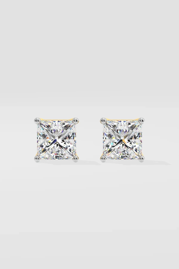 3 ct Princess Studs - Image 3