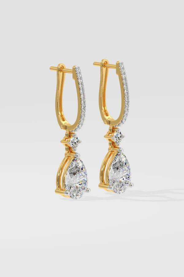 Alina Pear Danglers - Image 3