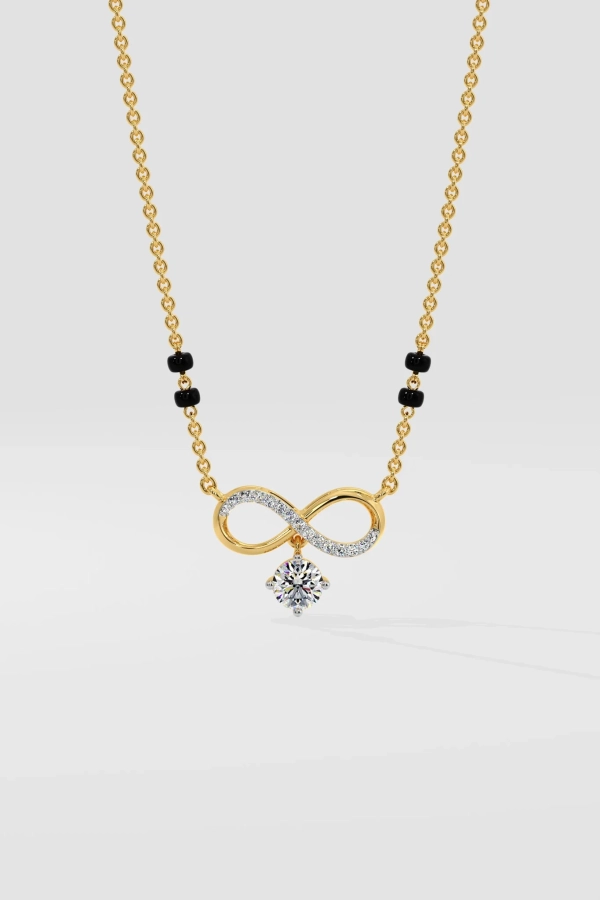 Infinity Drop Mangalsutra - Image 3