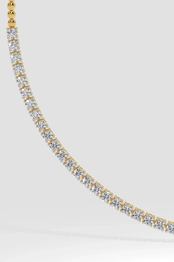 0.10 Ct Tennis Necklace - Image 4