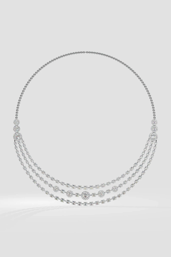 Trinity Halo Necklace