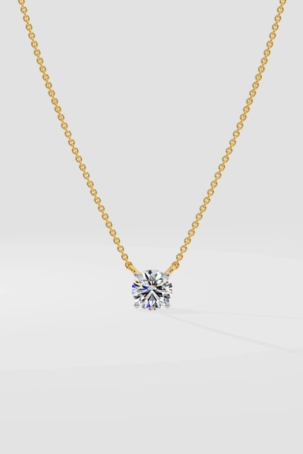 0.75 ct Solitaire Necklace - Image 3