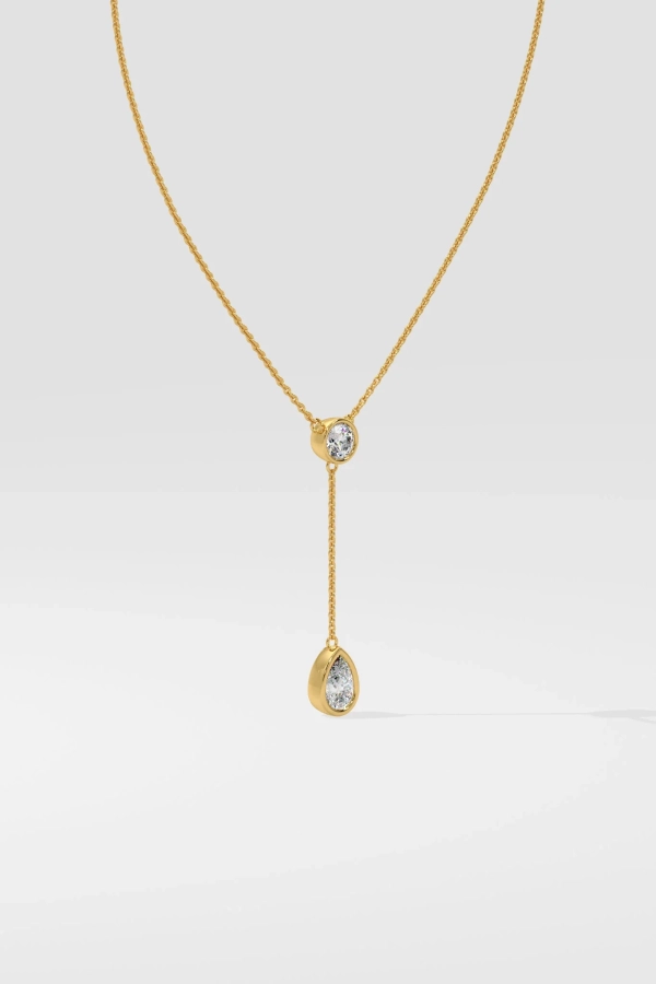 1 ct Lariat Drop Necklace - Image 3