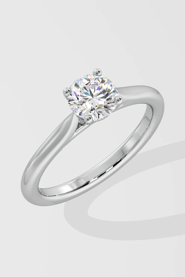 1ct round solitaire ring - Image 4
