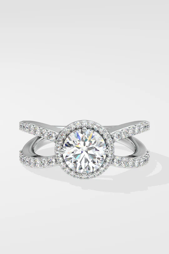 1 ct Crossover Solitaire Ring - Image 3