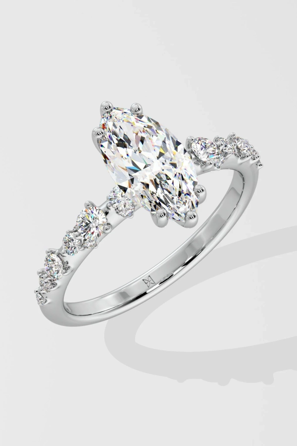 1 ct marquise stark ring - Image 3
