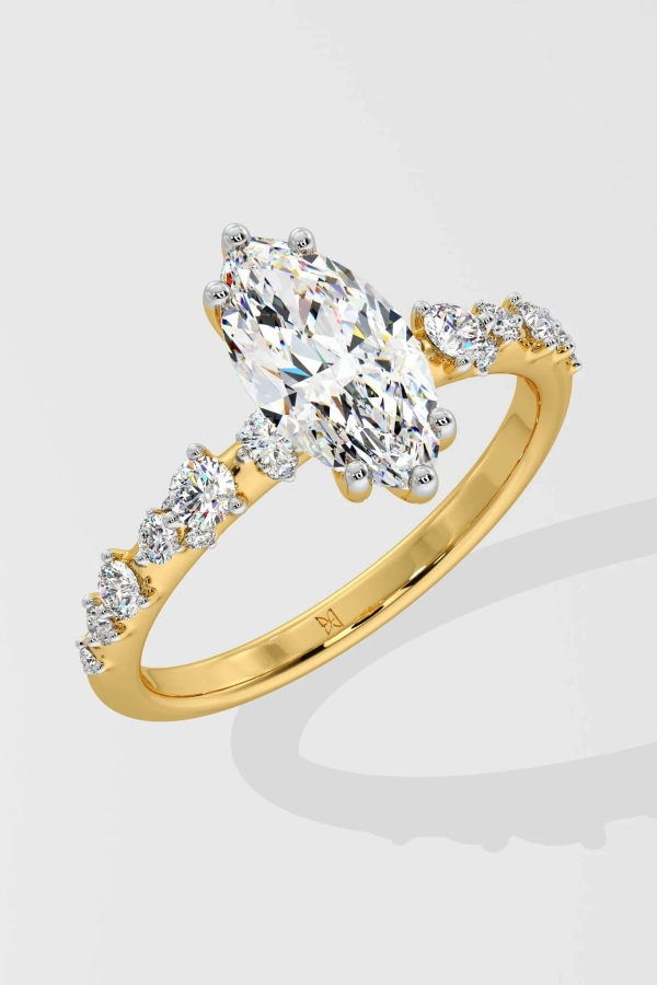 1 ct marquise stark ring - Image 4