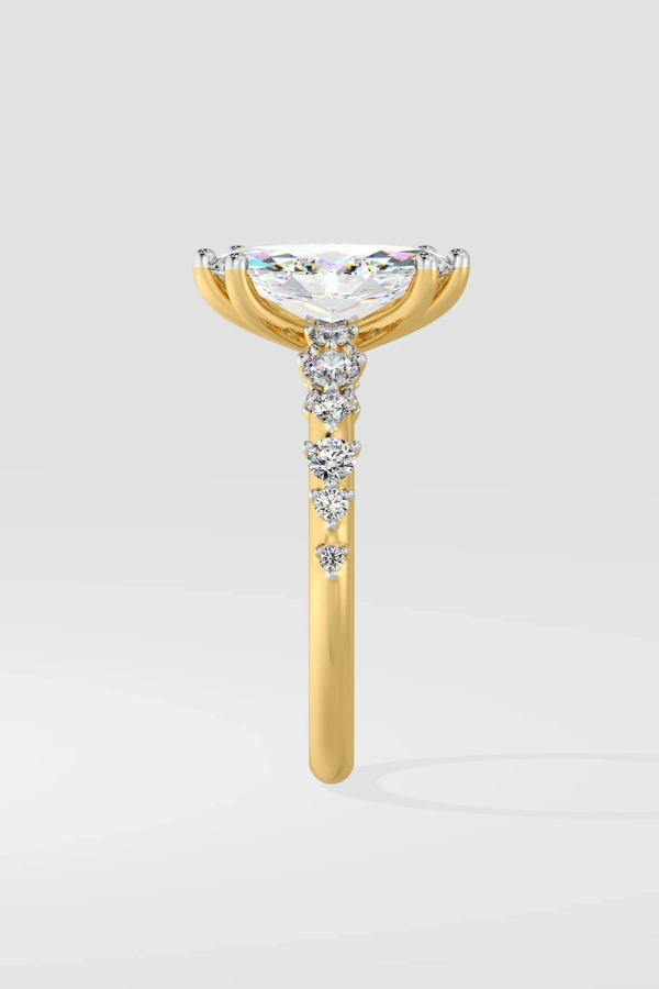 1 ct marquise stark ring - Image 6