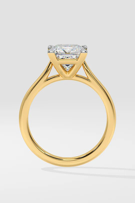 2 ct Princess Solitaire Ring - Image 5