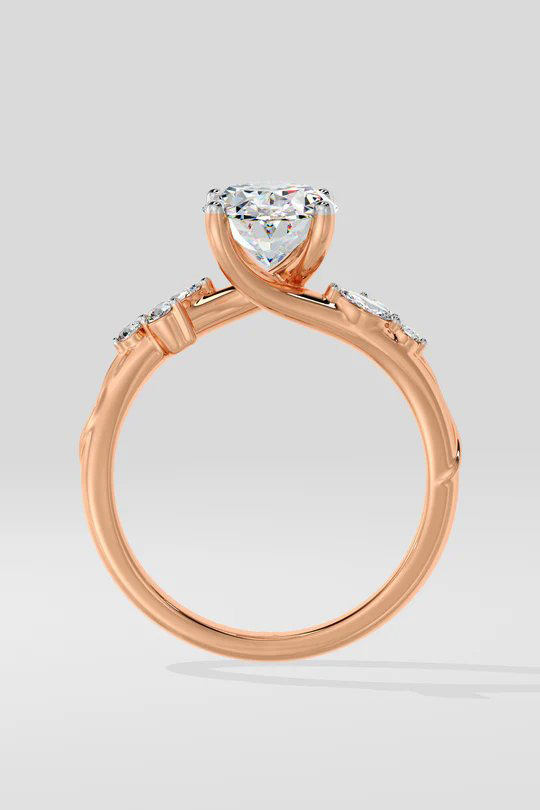 2ct Lunette Ring - Image 3