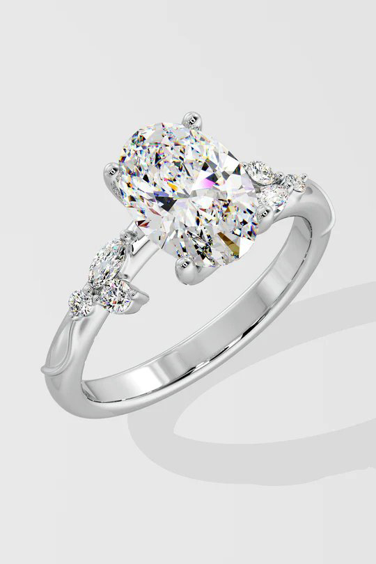 2ct Lunette Ring - Image 5