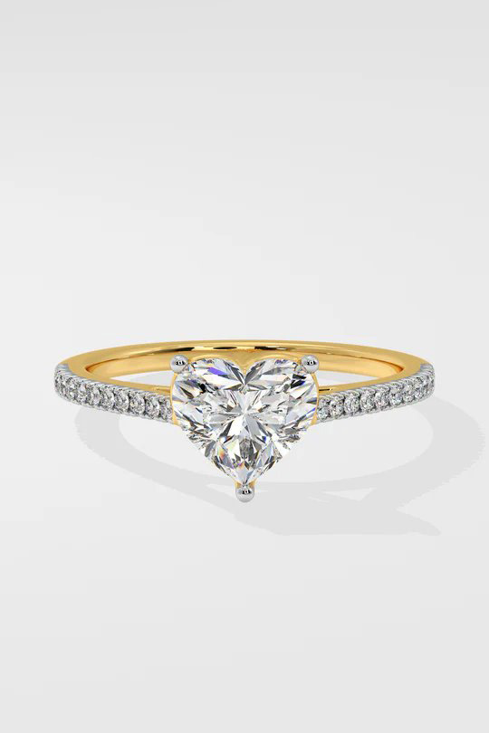 2 ct Heart Ring - Image 3