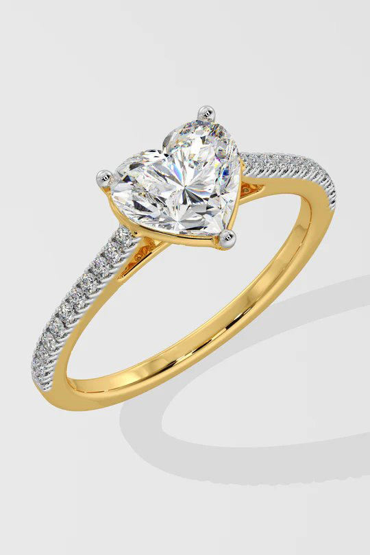 2 ct Heart Ring - Image 4