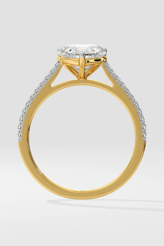 2 ct Heart Ring - Image 5