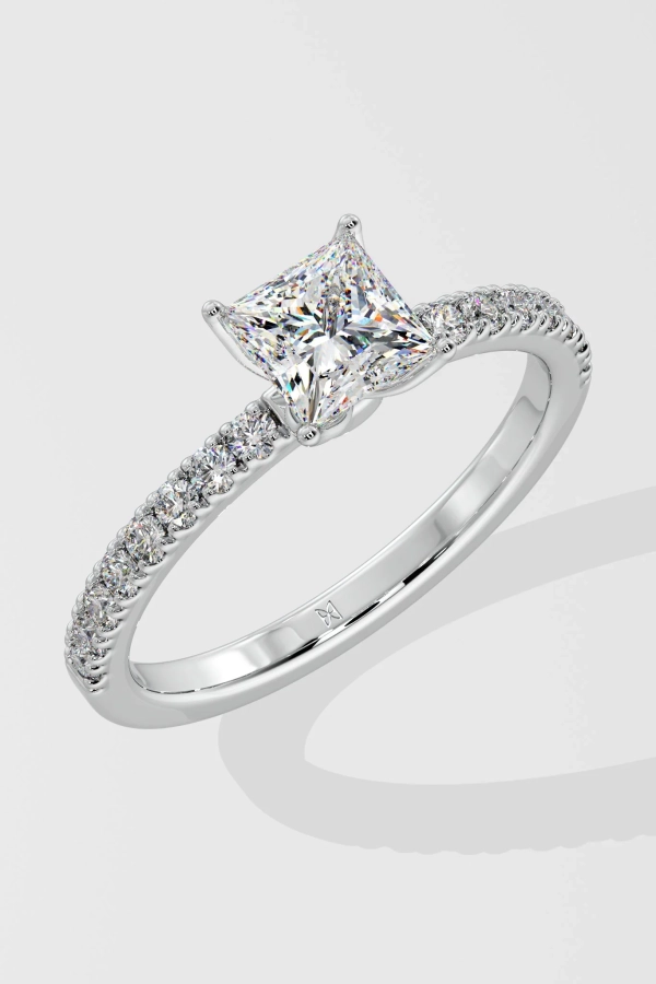 1 ct Princess Ring - Image 3