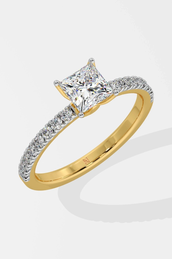 1 ct Princess Ring - Image 4