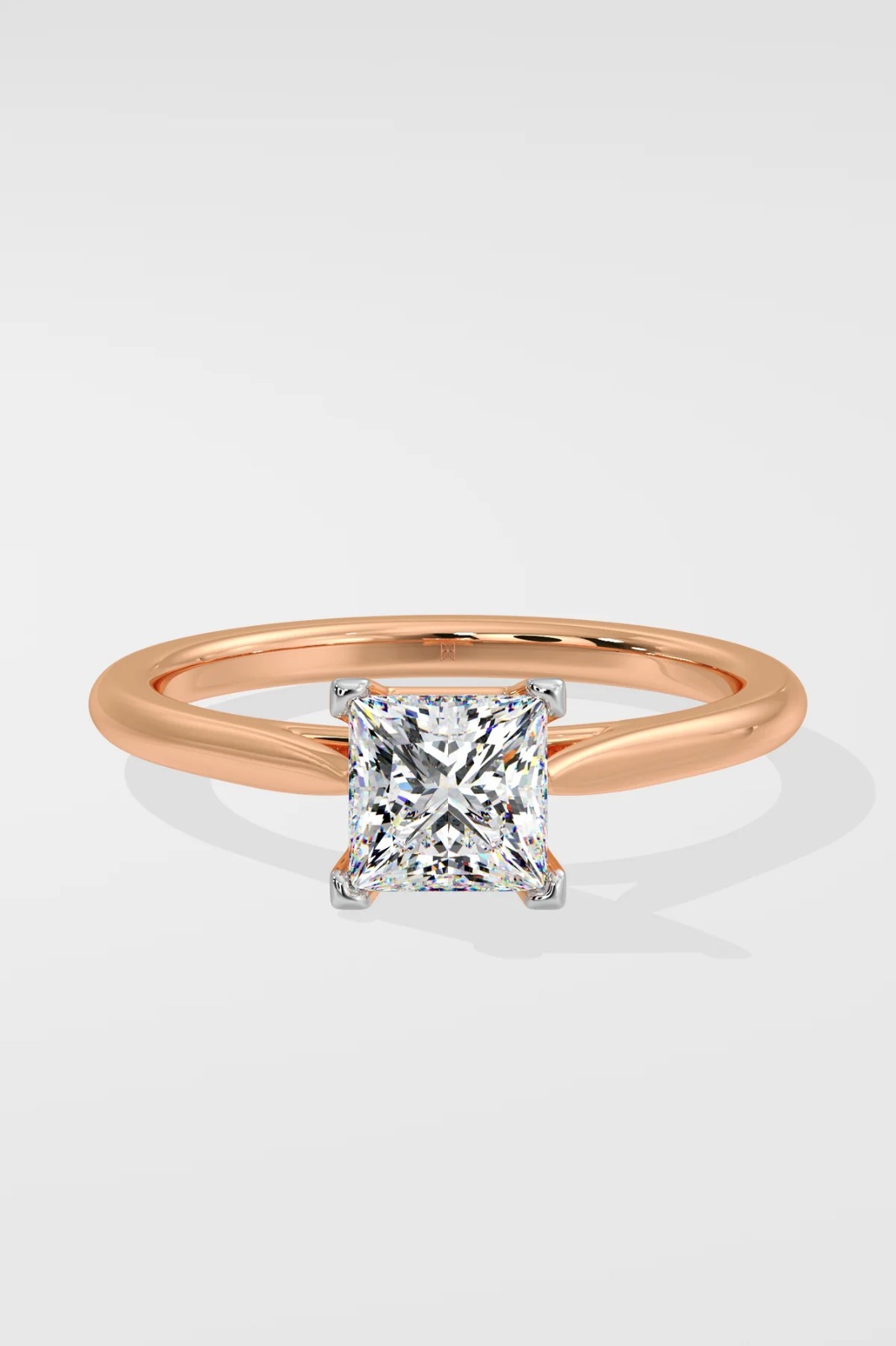 1 ct princess cut solitaire ring