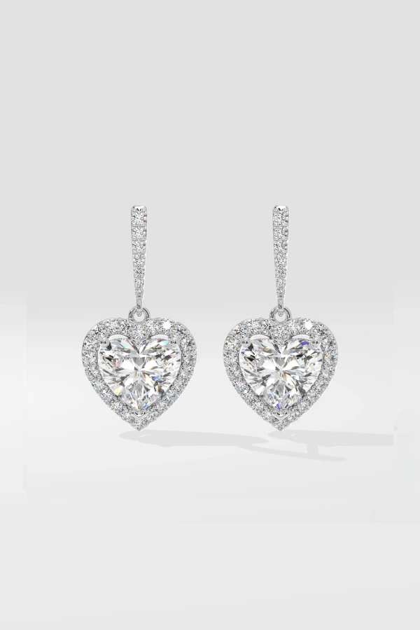 Halo Heart Danglers - Image 4