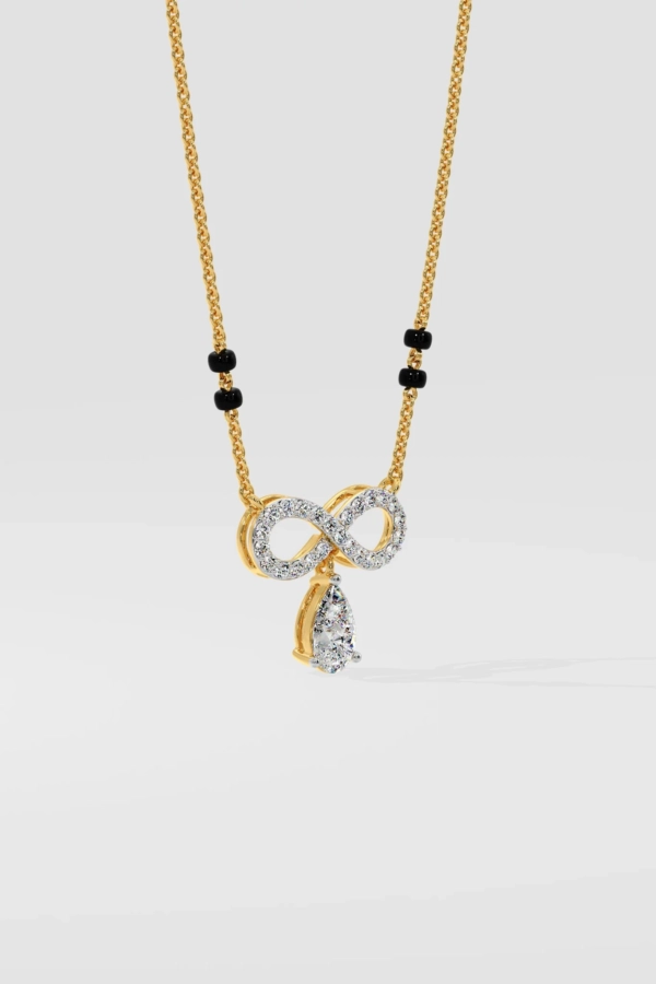 Infinity Pear Mangalsutra - Image 2
