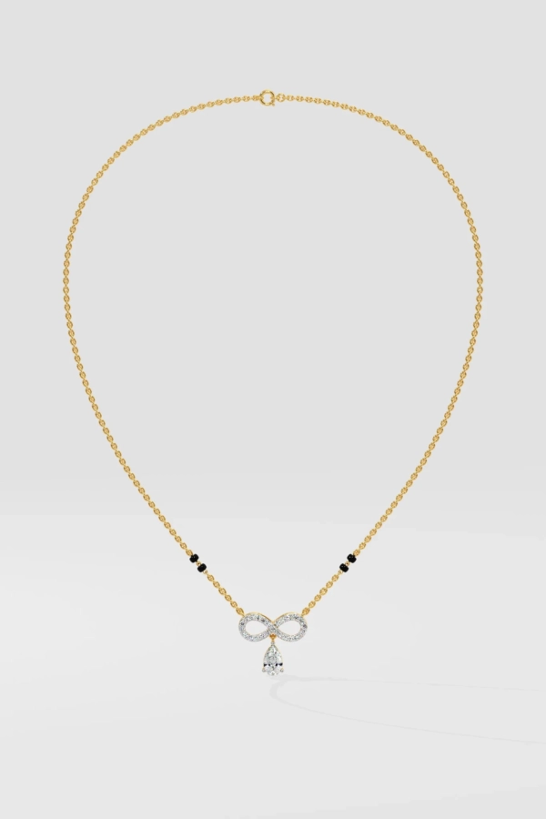 Infinity Pear Mangalsutra - Image 3
