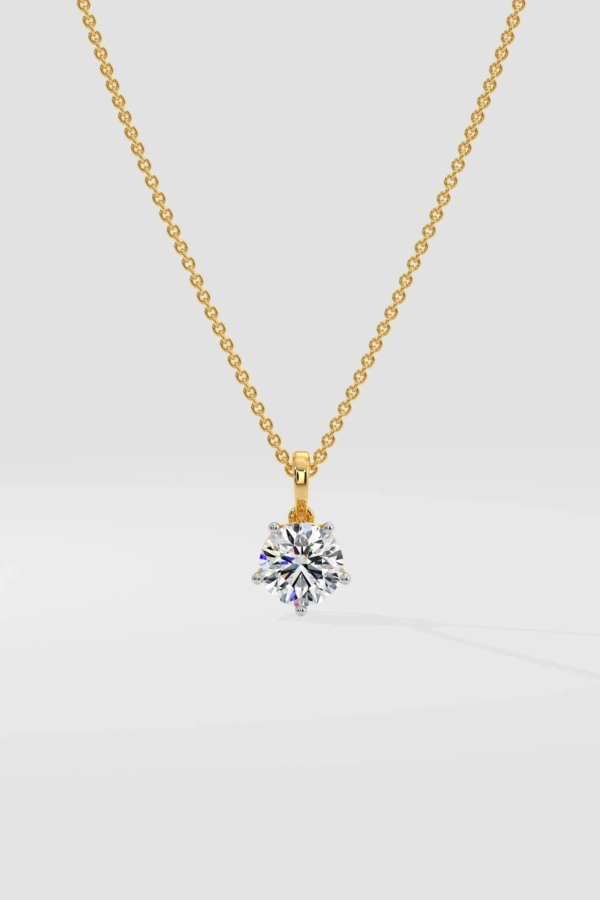 1 ct Solitaire Pendant