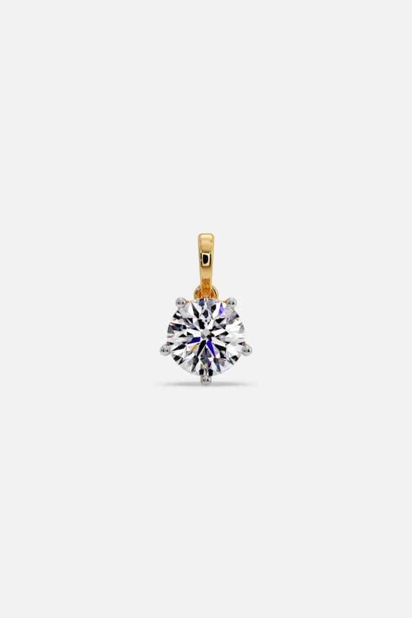 1 ct Solitaire Pendant - Image 2