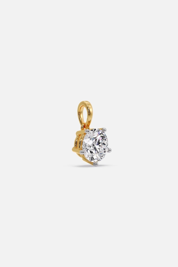 1 ct Solitaire Pendant - Image 3