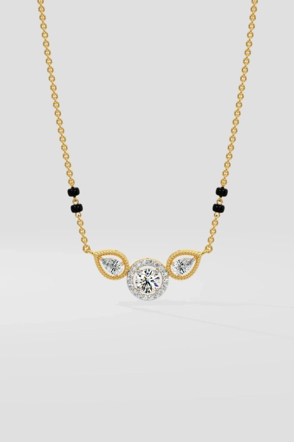 Petal Solitaire Mangalsutra